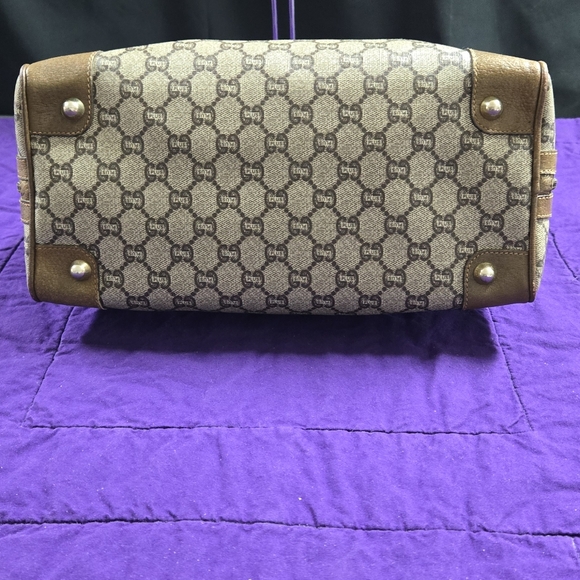 EUC AUTHENTIC VINTAGE GUCCI PLUS 2- WAY HANDBAG - Picture 5 of 9